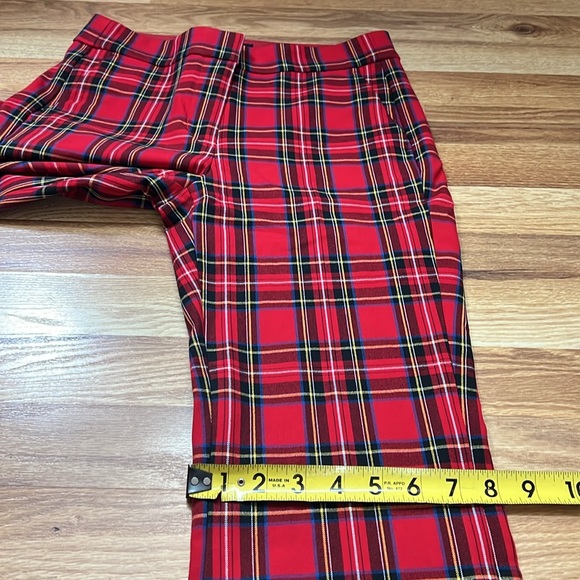J. Crew Tartan Kelsey crop pants size 2 - Picture 10 of 16